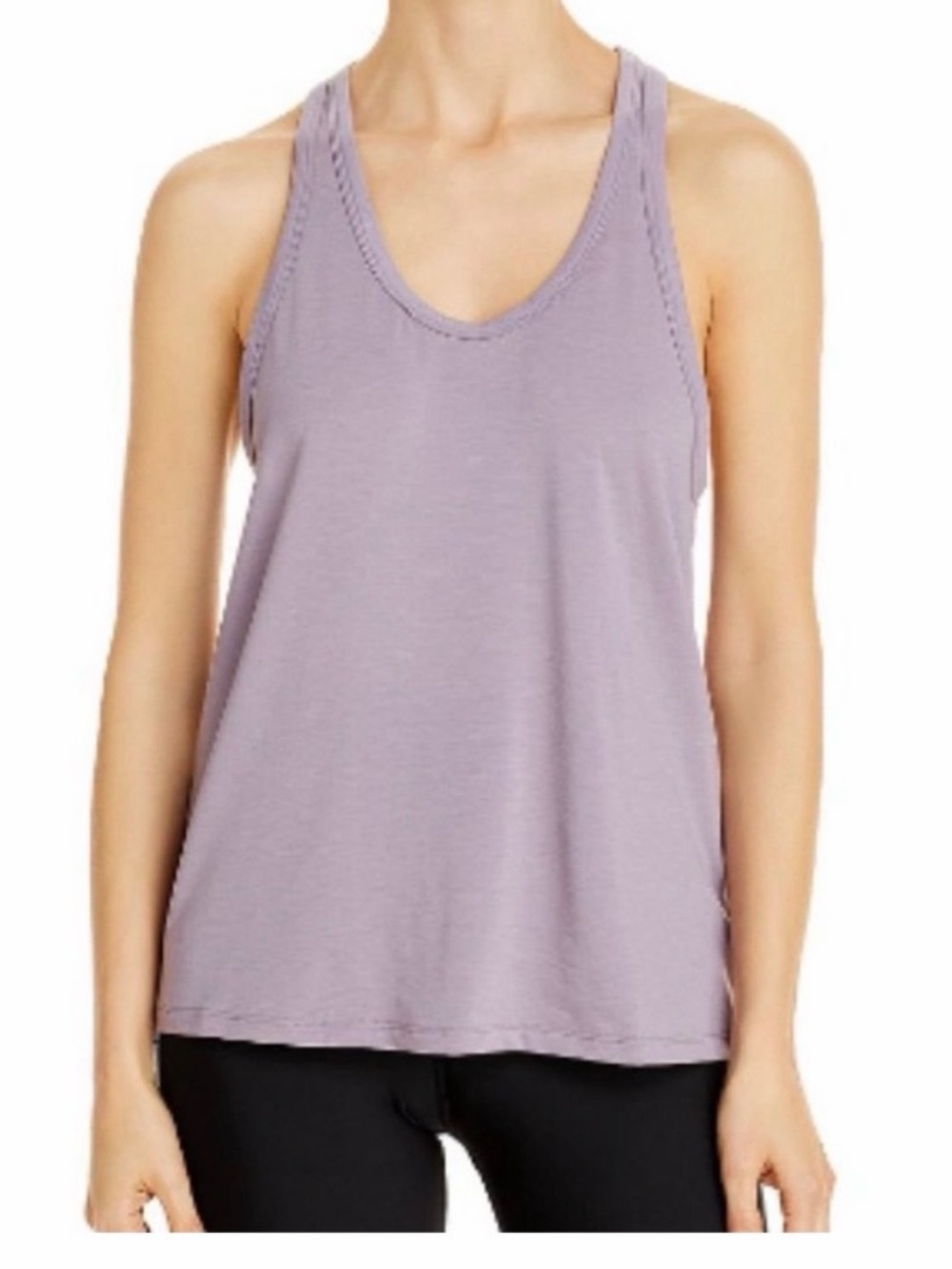 ALO Yoga Women’s Motion Racerback Tank in Lavender Smoke Size Small